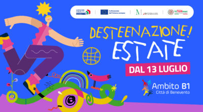 DesTEENazione ESTATE 2026: al via il 13 luglio le attività per adolescenti alla Palestra I.I.S. Palmieri Rampone Polo di Benevento